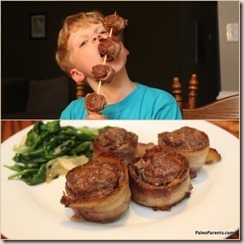 Bacon wrapped meatballs1