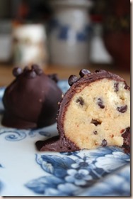 Cookie dough truffles